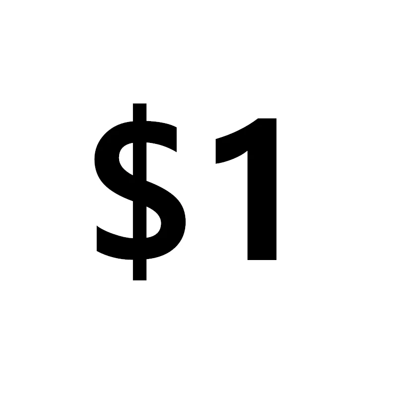 За дополнительную плату $1 |