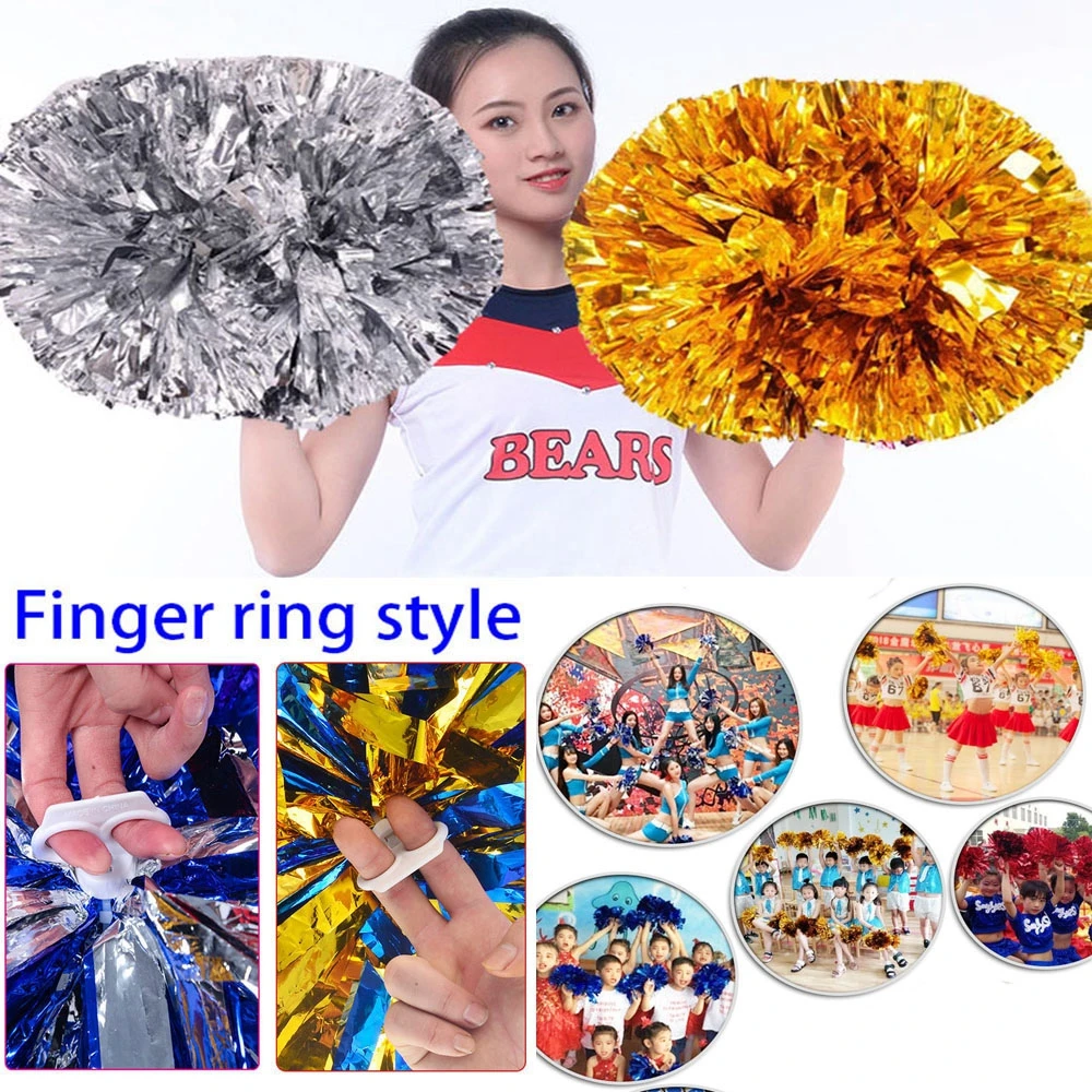 Game Cheerleader Cheerleading Pom Poms Cheerleading Pompoms Cheer Pom  Majorettes Hand Flower Aerobics Balls Sports Items For 2pc - AliExpress