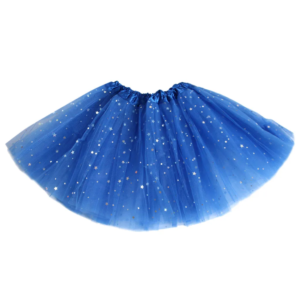 2020 Baby girls fluffy petti skirts tutu Girls Polka Dot Star Sequin Mesh Tutu Skirt Puff Tutu Ballet Girl Skirt