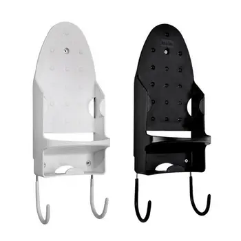 

New Multifunction Wall Mounted Heat Resistant Iron Shelf Home Hanging Ironing Board Holder Dryer Stand Flat Iron Wall Plate Hold