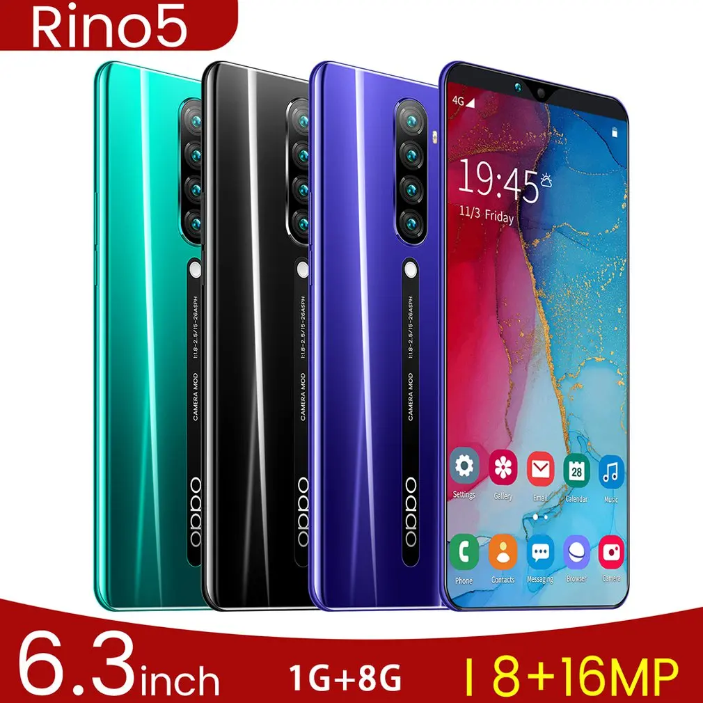 Rino5 6.3-Inch Smartphone Android Smartphone 1G+8G