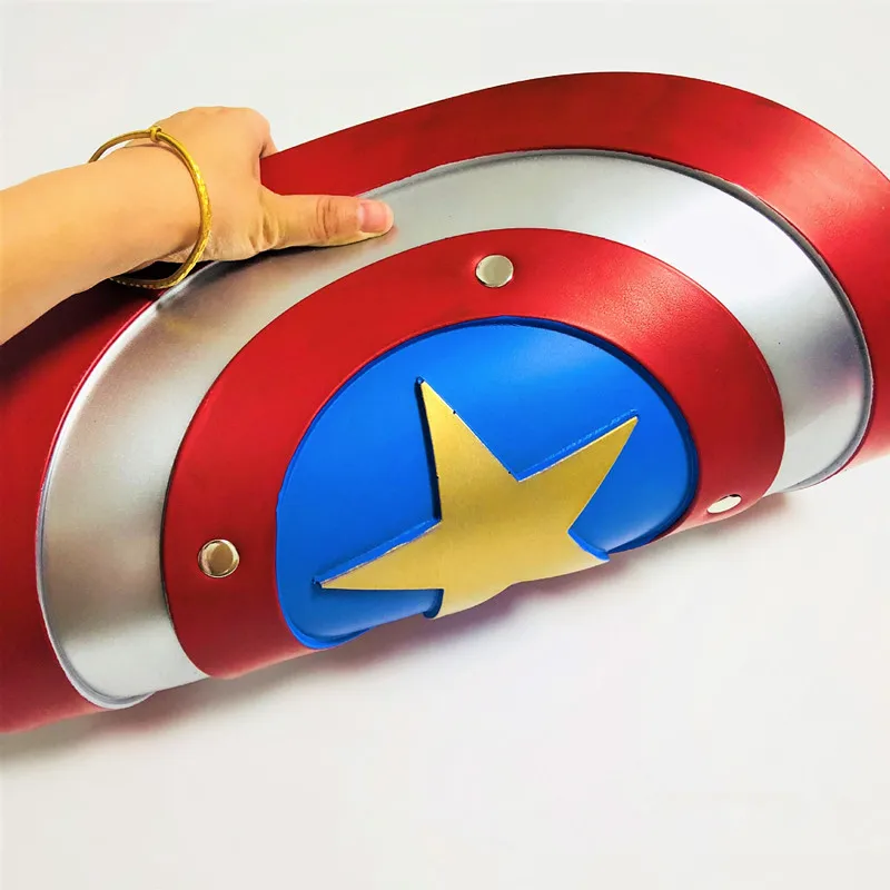 New Avengers Endgame Marvel Superhero Captain America Cosplay Weapons Armor 1:1 PU Round Shield Kids Adult Role Playing Toy Gift
