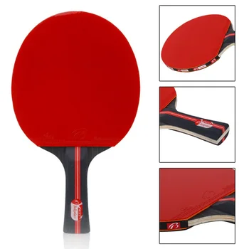 

Sports Upgraded Carbon Table Tennis Racket Set Super Powerful Ping Pong Racket Bat For Adult Club Training