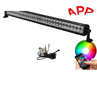 only 1pcs 3" дюймовый 180 Вт прямой комбинированный светодиодный рабочий светильник с бесплатной проводкой 4 Pods RGB светодиодный комплект для внедорожников, грузовиков, внедорожников, 4WD - Цвет: only 1pcs