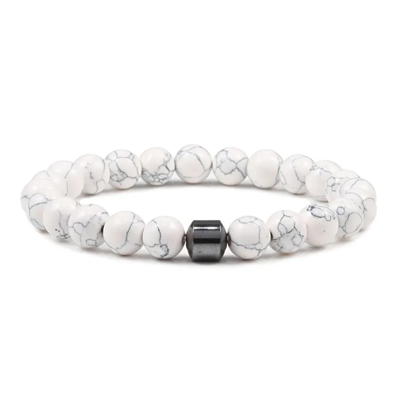 Трендовый натуральный камень тигровый глаз браслеты и для мужчин женщин модные