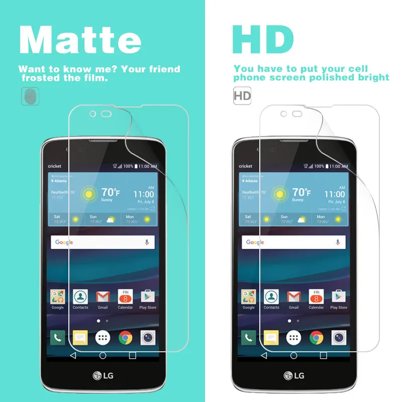 Chiaro Hd Pellicola Lucida Per Lg Aka Aristo Bello Classe E455 Optimus L5 2 G E975 F180 Fuga 3 Fiesta Lte Pellicola Opaca Anti-Glare Film