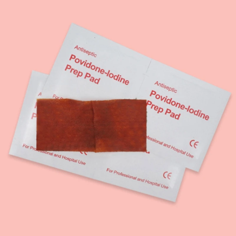 Povidone-Lodine Prep Pad герметичная Стерильная дезинфекция ран для дома путешествия на открытом воздухе лагерь аптечка Набор для маникюра