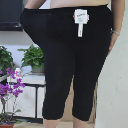 Летние сексуальные женские леггинсы до середины икры, 5xl размера плюс, женские эластичные леггинсы с высокой талией, обтягивающие сильно облегающие леггинсы для фитнеса fw584
