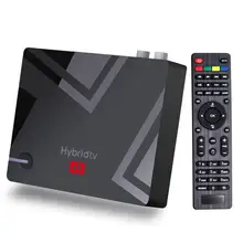 MECOOL K5 Android TV caja de DVB-T2/S2 Android 9,0 4K Amlogic S905X3 Quad-2,4G/5G 2T2R WiFi 2GB / 16GB H.265 VP9 BT4.2