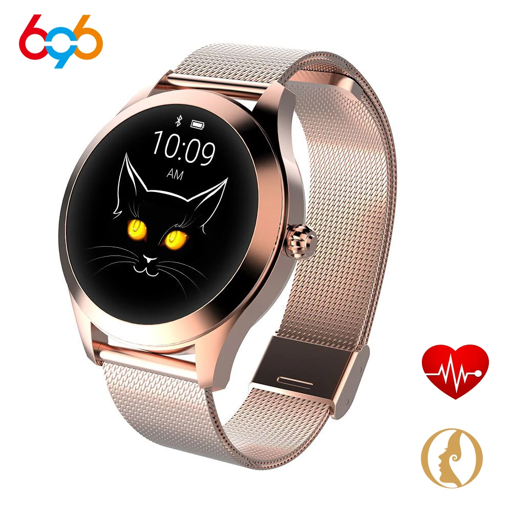 

696 X10 Smart Wristband Women 3D Diamond Glass Heart Rate Blood Pressure Sleep Monitor Waterproof Smart Watch