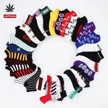 

Short Socks Casual Man Cotton Mens Sox Striped Thin Sock Novelty Men Spring Classic Adult Fashion Calcetines Hombre Rilakkuma