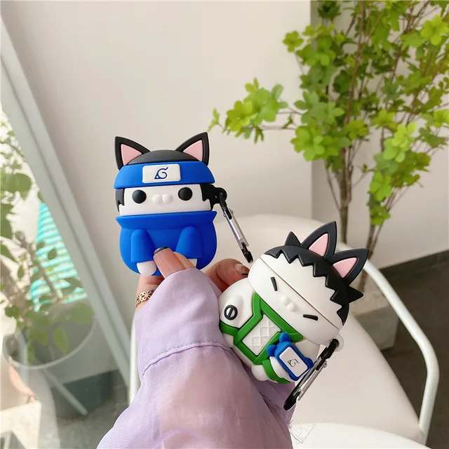 Naruto Airpods Tok Airpods1 2 Pro Aranyos Rajzfilm Bluetooth Headset Héj Férfi Női Unisex Születésnapi Ajándék 2021 Hír - Image 3