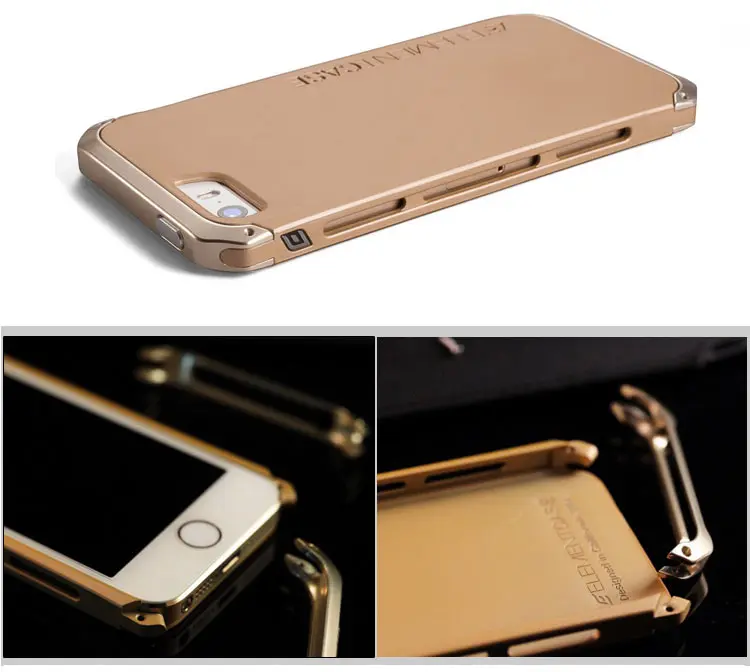 Для чехла iPhone 5S роскошные чехлы для телефонов с дизайнерским алюминием и с жесткой задней панелью чехол для iPhone 5/5s/SE