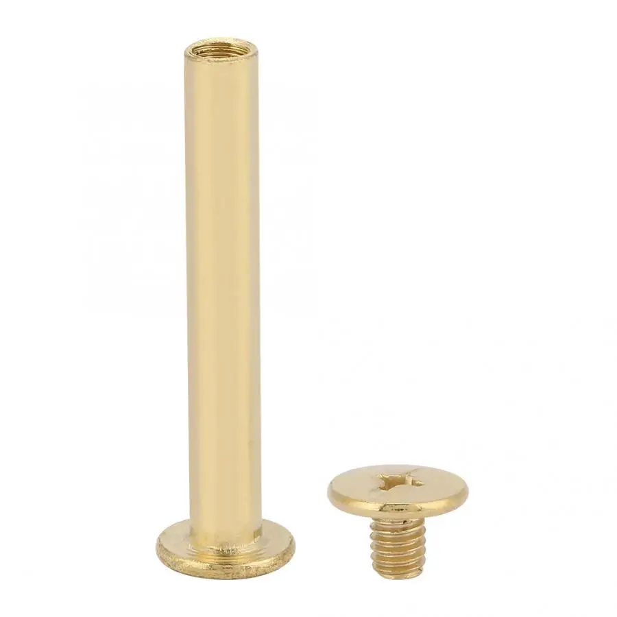 

20pcs M5 Aluminium Rivets Flat Head Book Album Rivets Screw Set DIY Craftmaking Rivet Countersunk Rivets Durable And Sturdy