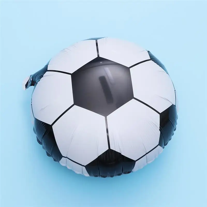 10 шт. 18 дюймов футбольный шар из алюминиевой фольги футбол металлик майлар воздушные шарики для украшения