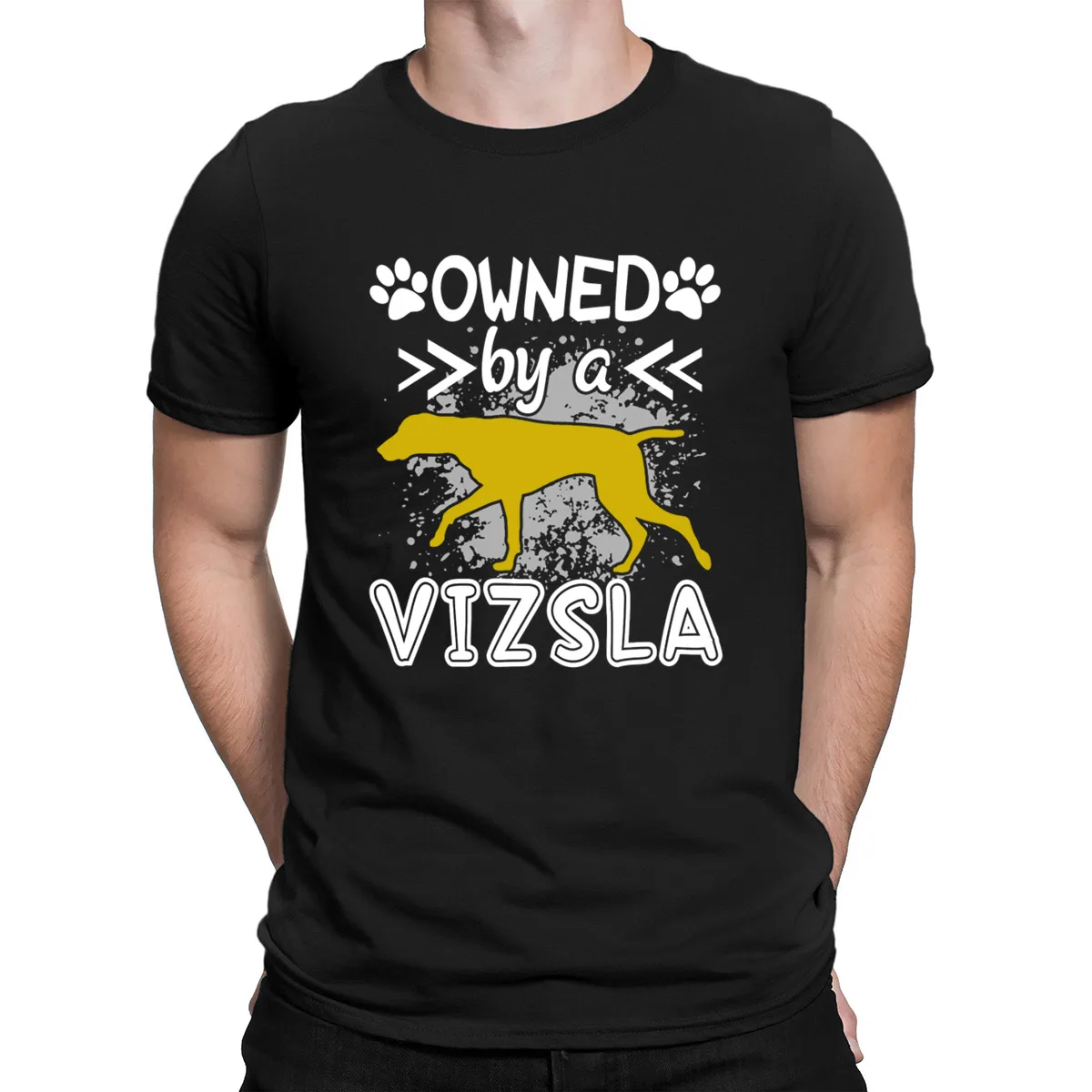 Vissla силуэт пепельная футболка умный характер классическая одежда для фитнеса Мужская футболка сумасшедшая нормальная весна осень хлопок