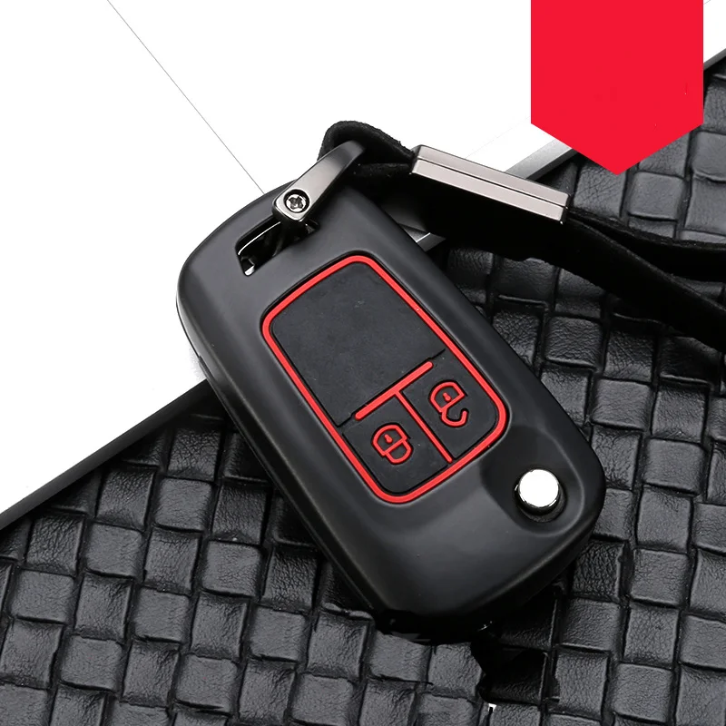 A-black red Силиконовый чехол для ключей из цинкового сплава BUICK и Chevrolet Cruze для армии США MOKKA BUICK автомобильный брелок с кольцом Держатель - Название цвета: A-black red