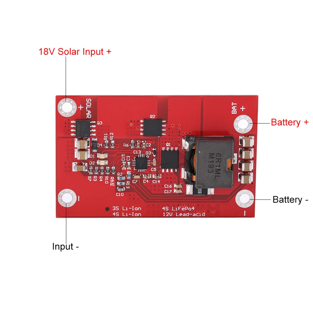 Bateria de Lítio de Alta Placa de Carregamento Mppt Painel Solar Controlador 3 s - 4s Lifepo4 Velocidade Eficiente Bq24650 5a 14 alta velocidade eficiente placa de carregamento