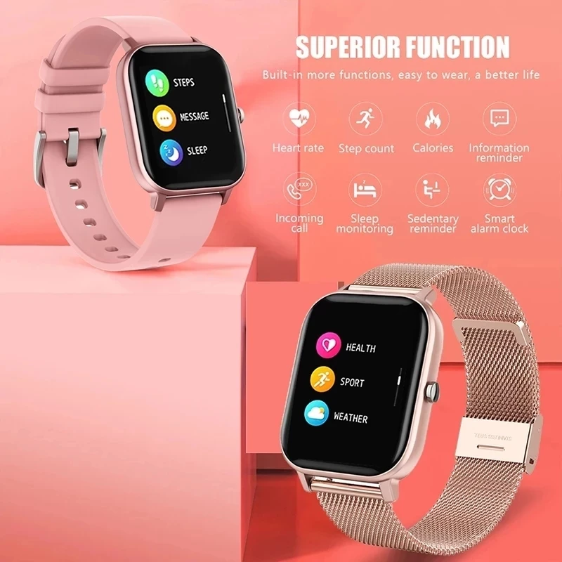 Nouvelles Dames Bluetooth Appel Montre Intelligente Mâle Écran Tactile Haute Définition Musique Fitness Sport 2022 - Image 4