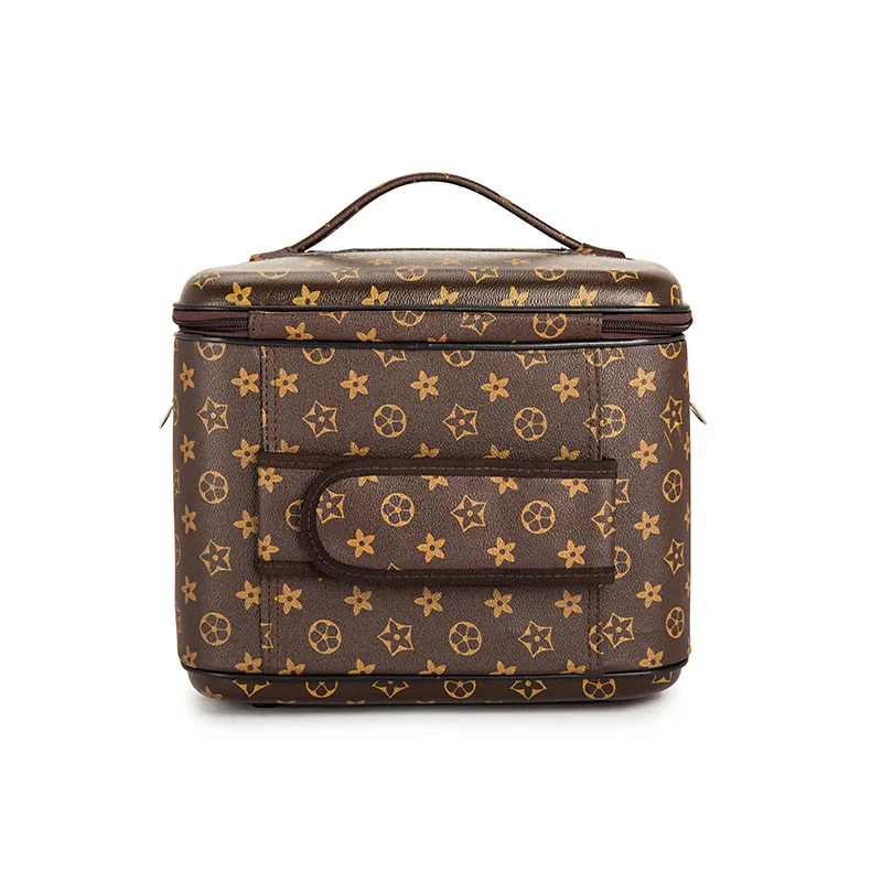 

[Sheng chuang Beauty] 2019 New Style Makeup Portable Size Capacity Multi-functional Simple South Korea Storage Makeup Bag Fashio