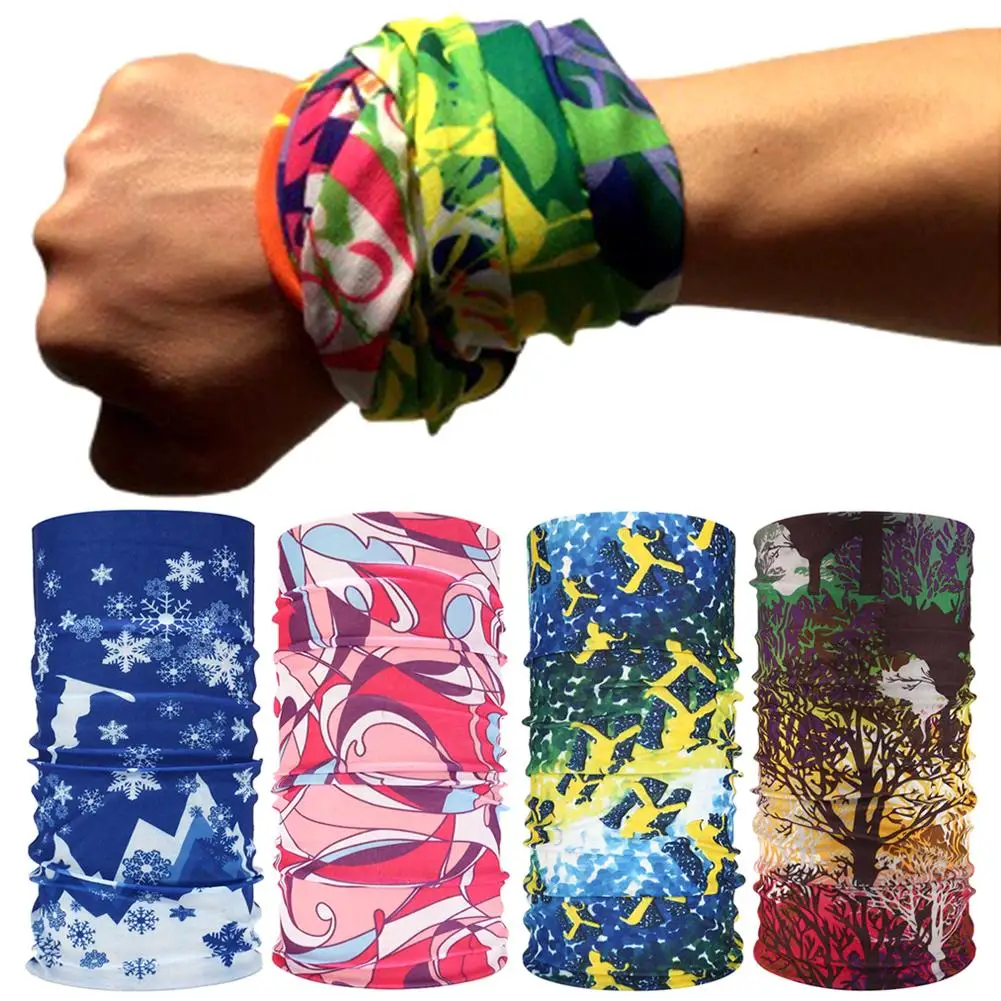 

Unisex Seamless Outdoor Cycling Face Protection Neck Scarfs Headband Bandanas scarves shawls neck bandana Female wrap Scarfs Men