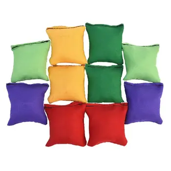 

2pcs Nylon Bean Bags Fun Sports Outdoor Family Games Bean Bag Toss Carnival Toy