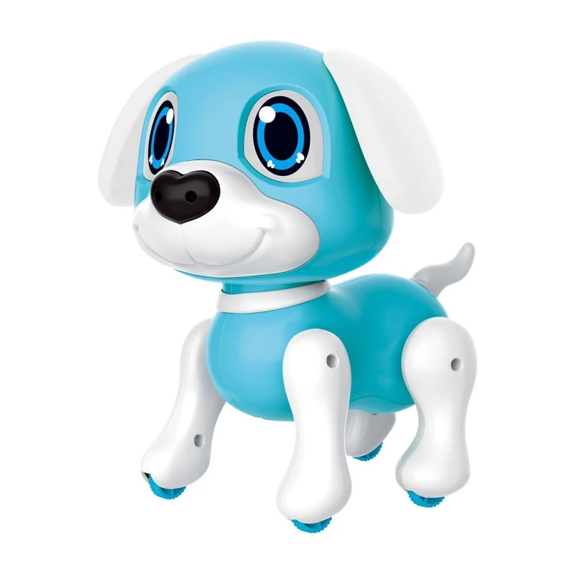 

Cute Robot Dog Robotic Puppy Smart Gesture Sensor Interactive Toy Cartoon Model Birthday Gifts for Kids Children