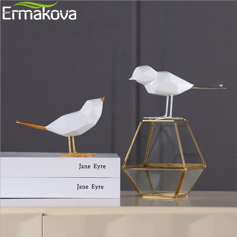 Современная Милая Статуэтка ERMAKOVA из смолы европейские украшения Геометрическая