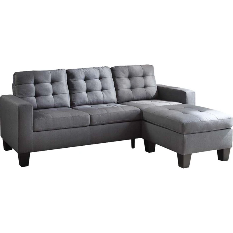 Convertible Sectional Sofa Couch Fabric L-Shaped Couch Living Room Furniture Corner Sofa Set