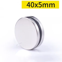 1pcs 40mm x 5mm Round Neodymium Magnets Magnet Disc Earth Magnet Strong Craft Magnets N35