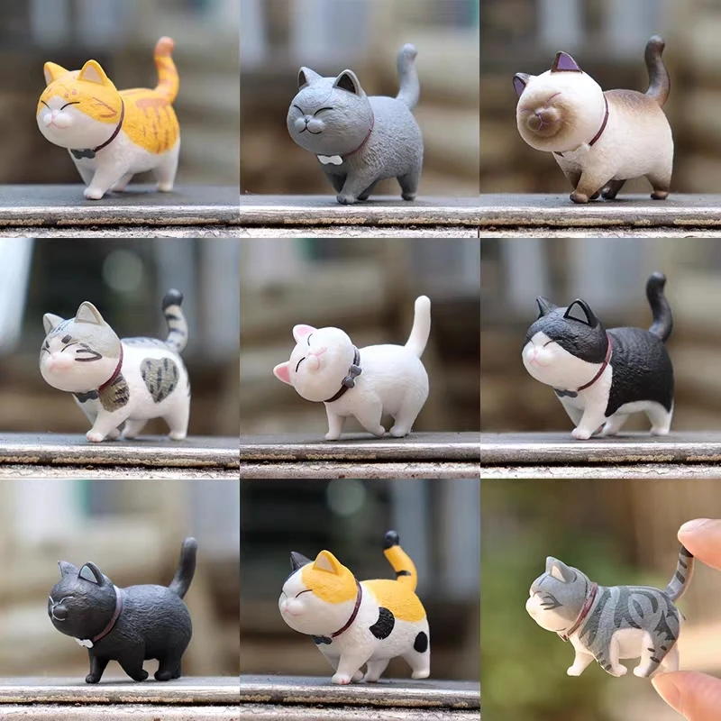 Kids Toys Bell Decoration Collectible-Model Action-Figure Gift Cat-Japan Anime Mini Kawaii