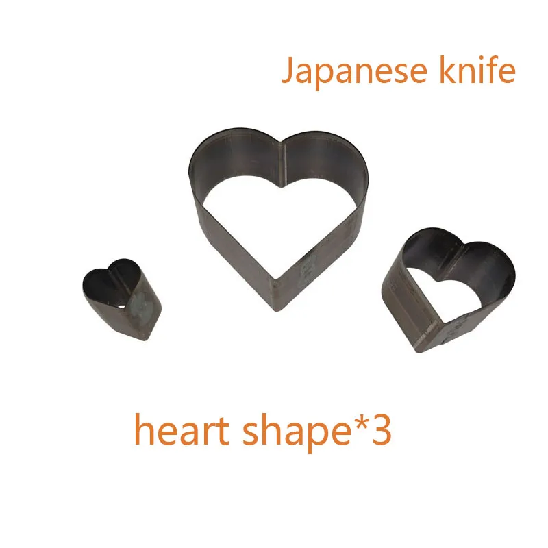 JINZHI Нож Форма без пластины звезда сердце форма капли воды режущая кромка Нож Форма - Цвет: heart shape