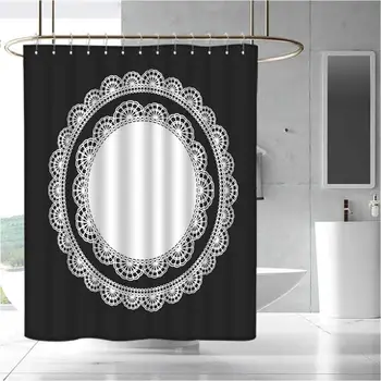 

3D Printed Shower Curtain Hotel Quality, Machine Washable