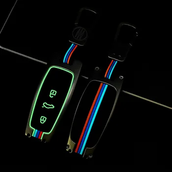 Custodia/cover per Chiave/telecomando in lega di zinco per Audi A6L A7 A8 Q8 Etron C8 D5 2019 2020 Car Key Cover Holder Shell Skin - Arrivo in lega di zinco per Audi Key Cover Case Protector per Audi A6L A7