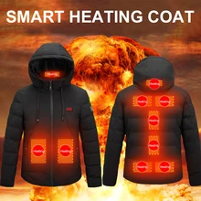 

9 Zone Heating Clothing Dual Control Thick Clothes USB Three-Speed Electric Heating Super Size Can Withstand Severe Cold -40℃