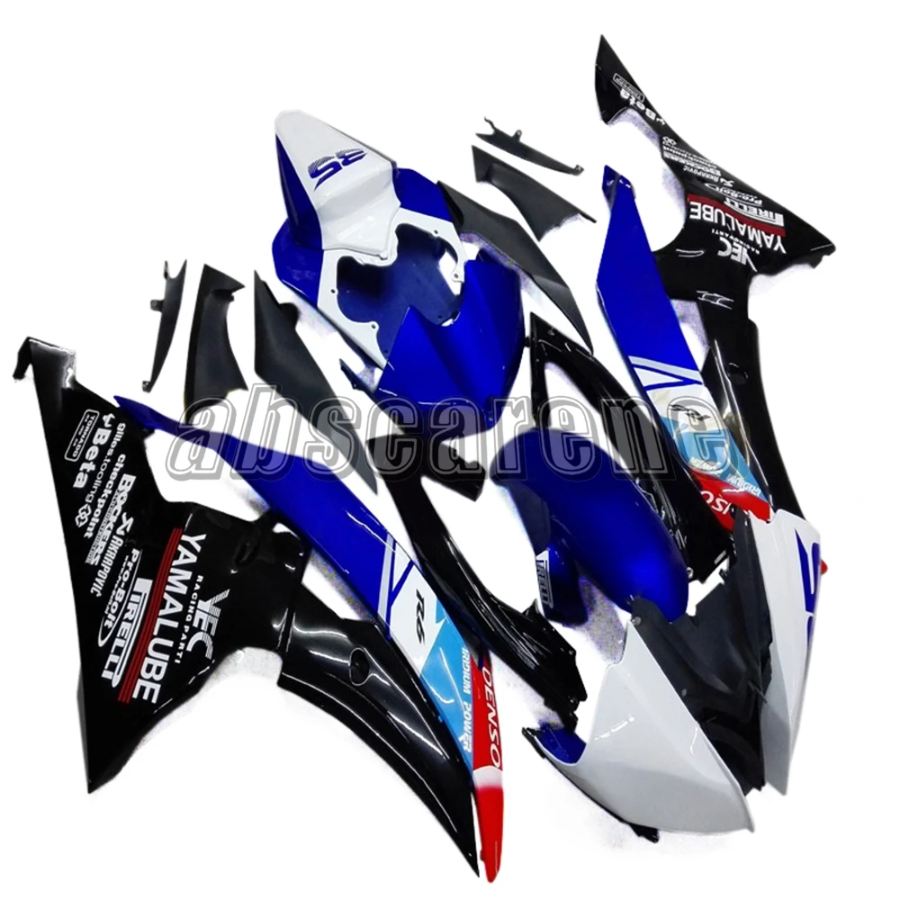 Полный комплект обтекателей для Yamaha YZF600 R6 yzf 2008- 09 10 11 12 13 14 15 16 ABS впрыска кузова мотоцикла черный синий белый