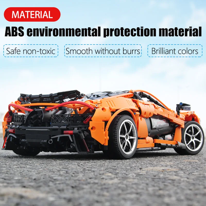 MOC McLaren P1 скоростной автомобиль приложение RC/non RC гоночный строительные блоки