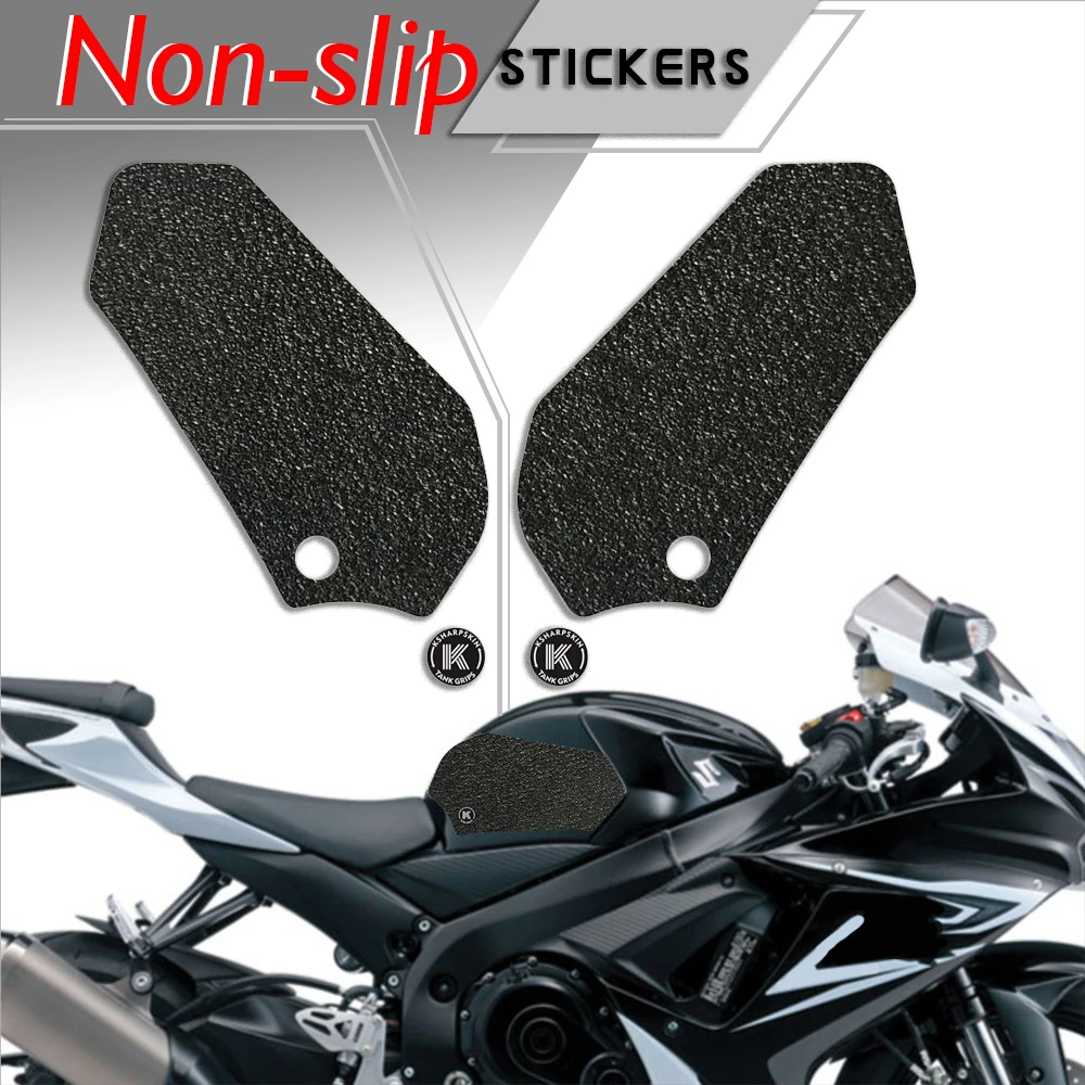 

Motorcycle tank grip fuel tank traction pad side knee grip friction protector sticker for SUZUKI 11-18 GSX-R600 11-18 GSX-R750