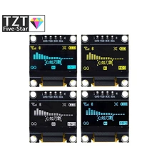 0.96 polegada oled iic série branco módulo de exibição oled 128x64 i2c ssd1306 12864 placa da tela lcd gnd vdd sck sda para arduino