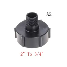 

Thread 2 Inch To 1/2 3/4 1 2 Inch IBC Tank Adapter Connector Drain Garden