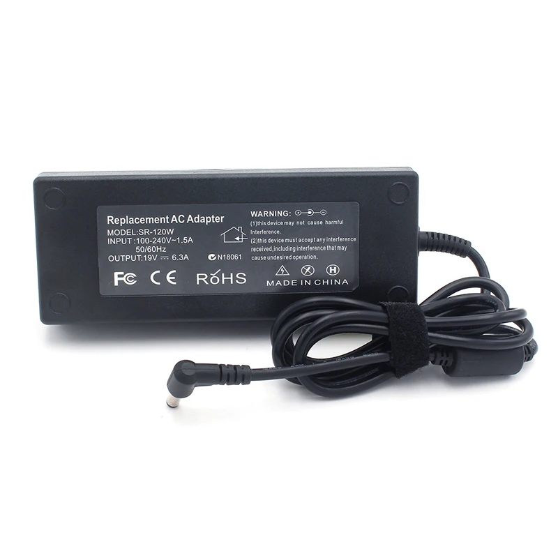 

120W EU/US/ UK /AU Plug 19V6.32A 5.5mm*2.5mm AC Power Adapter 19V 6.32A Power Supply Charger