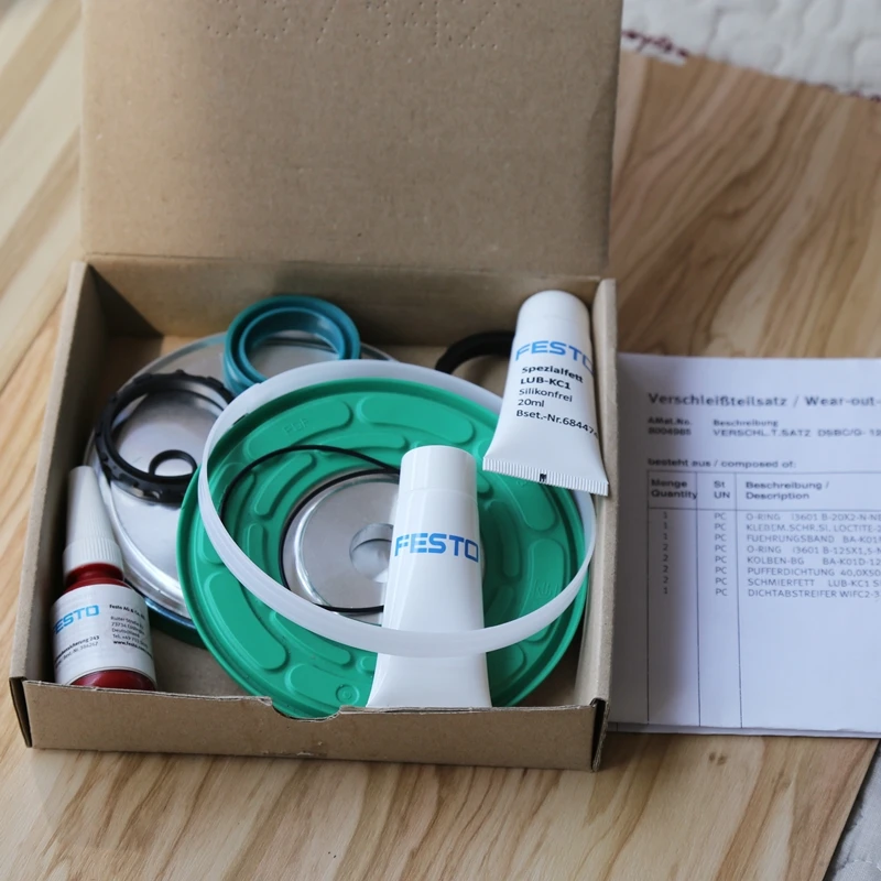 

festo pneumatic DSBC / G-125-Mat.-Nr .:8004985 Cylinder Seal Repair Kit Wear out part set/Set wear parts/Set of wearing parts