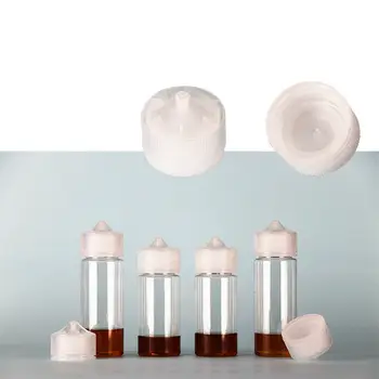 

50pcs 30ml/60ml/100ml/120ml Empty PET Plastic Dropper Bottle Juice Eye Liquid Container Solvent Light Oils Eye Saline