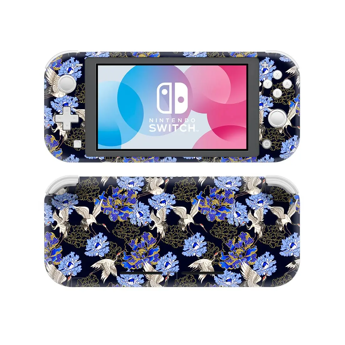 Ретро Цветы Стиль виниловая кожа Наклейка для nintendo Switch Lite NSL защитная пленка Наклейка Обложка