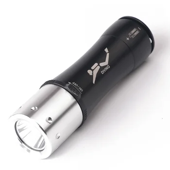 

Hot Sale 1000 Lumens XML T6 IP68 18650 Battery Aluminum Scuba Diving LED Flashlight
