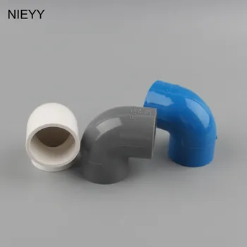 

2pcs 32mm PVC Pipe Elbow Connector Plastic Water Pipe Fittings Connect 1'' PVC Tube 90 Degree Water Supply Pipe Joint For Garden