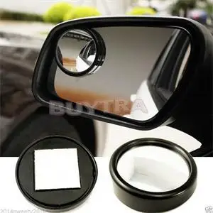 

2pcs Car Vehicle Blind Spot Dead Zone Mirror Rear View Mirror Small Round Mirror Angle Round Convex Mirror Auto Side 360 Wide