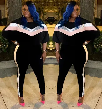 

2 piece set outfits women lounge wear T-Shirt Top And Pants Suits Casual Bodcon streetwear tracksuit fashion