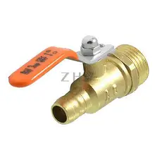 90 градусов поворот 1/" PT в шланг хвост 19/64" Газовый поток отверстие шаровой клапан