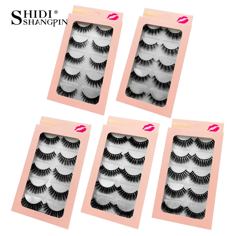 Mink False Eyelashes Soft Natural Long Reusable